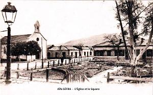 AIN SEFRA - EGLISE ET SQUARE
